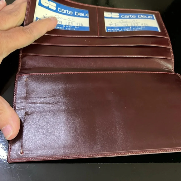 Vintage Burberry fold over wallet - Picture 5 of 9